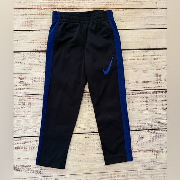 Nike 3T Boys Navy and Blue Athletic Pants - Picture 1 of 1